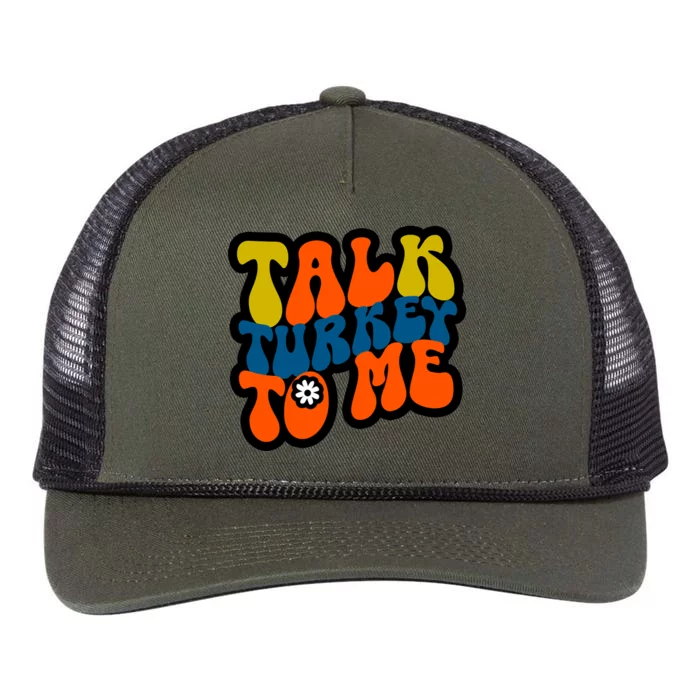 Talk Turkey To Me Retro Rope Trucker Hat Cap