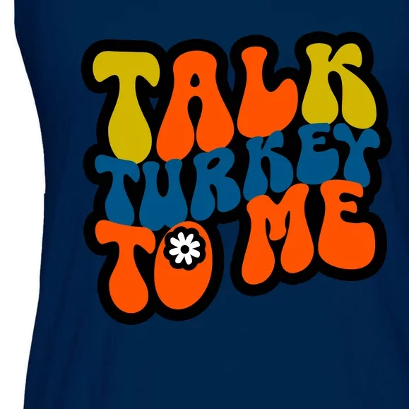 Talk Turkey To Me Ladies Essential Flowy Tank