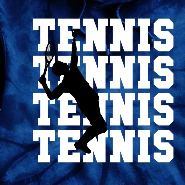 Tennis, Tennis, Tennis I Love Tennis Tie Dye Hoodie