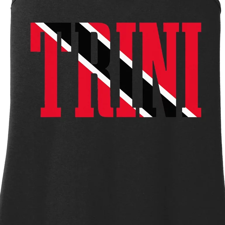 Trinidad & Tobago Trini Trinidadian Flag Pride Ladies Essential Tank