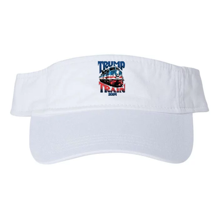 Trump Train Trump 2024 Valucap Bio-Washed Visor