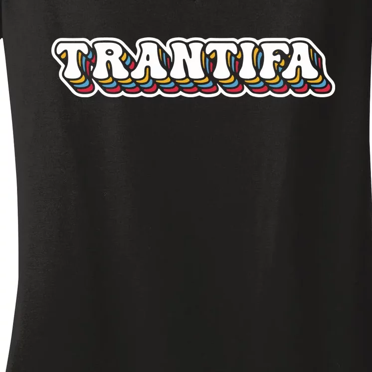 Trantifa Thegoodshirts Women's V-Neck T-Shirt