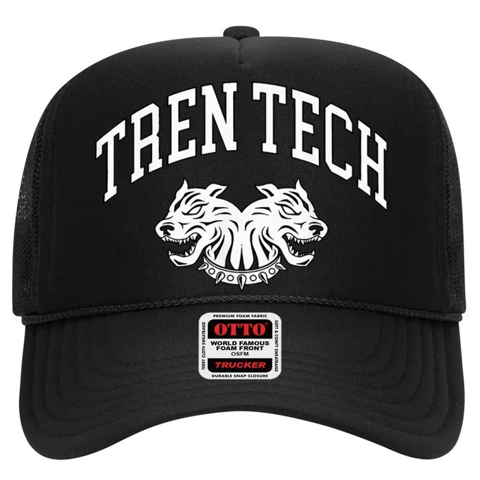 Tren Tech High Crown Mesh Trucker Hat