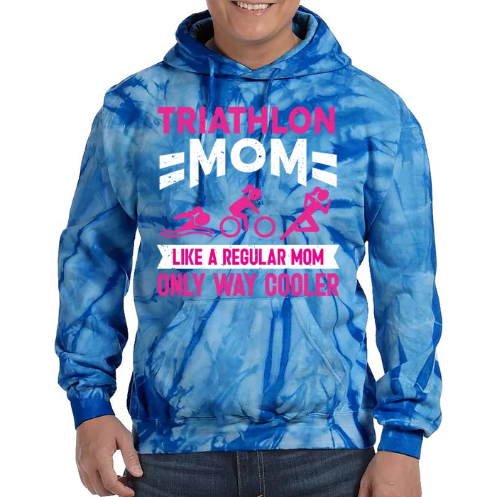 Triatlon Triathlete Triathlon Mom Gift Tie Dye Hoodie