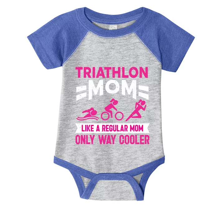 Triatlon Triathlete Triathlon Mom Gift Infant Baby Jersey Bodysuit