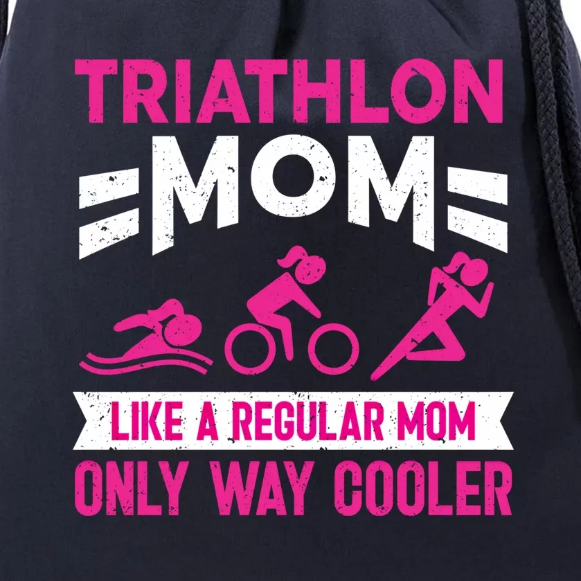 Triatlon Triathlete Triathlon Mom Gift Drawstring Bag