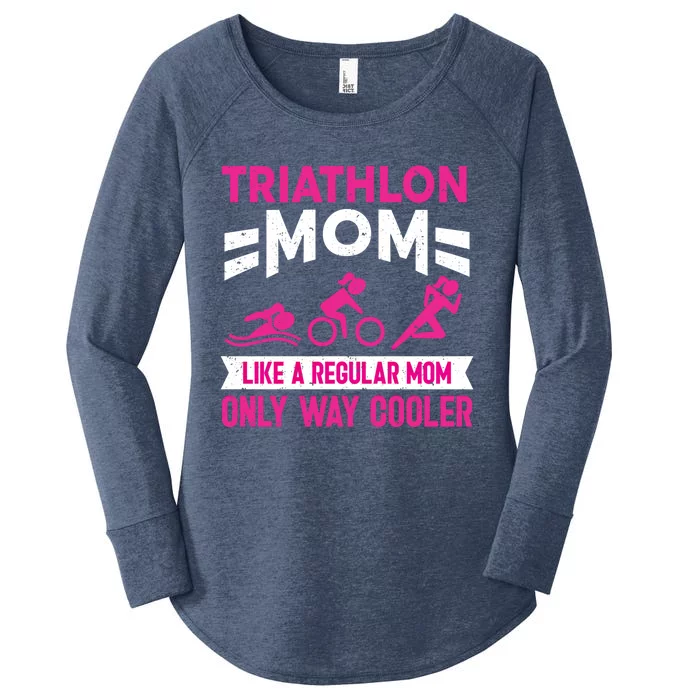 Triatlon Triathlete Triathlon Mom Gift Women's Perfect Tri Tunic Long Sleeve Shirt