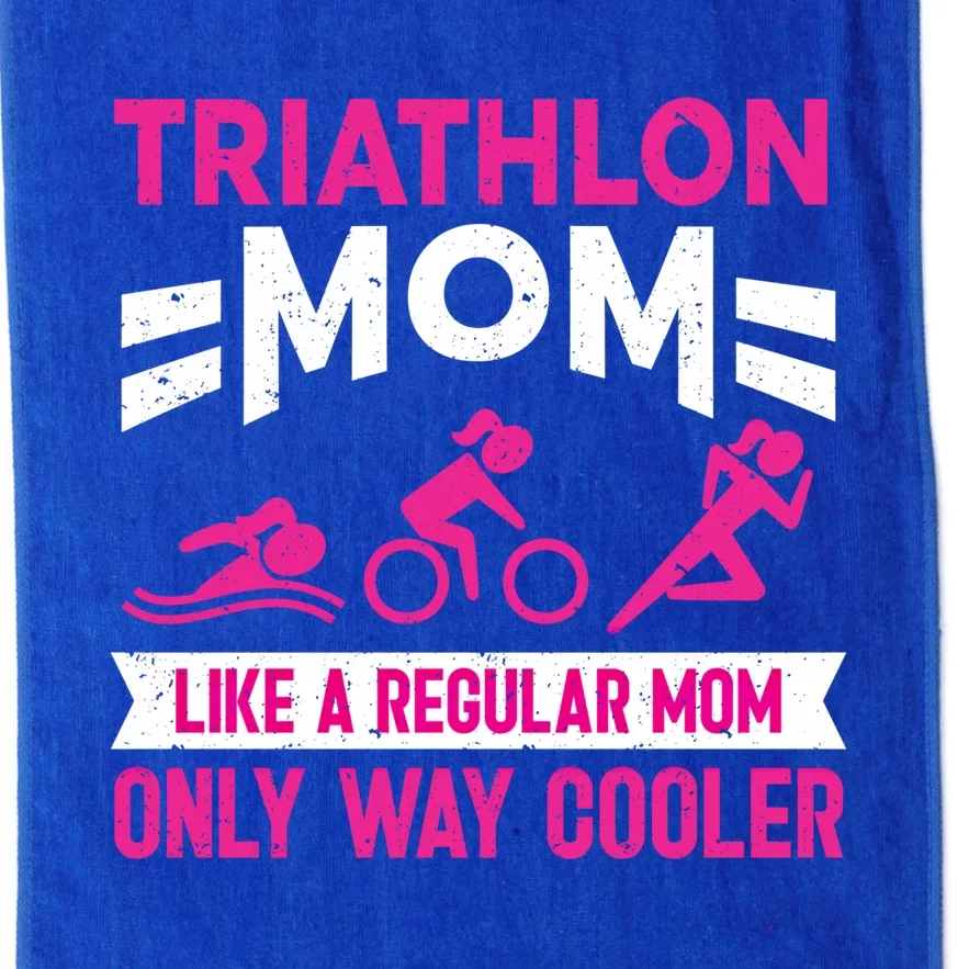 Triatlon Triathlete Triathlon Mom Gift Platinum Collection Golf Towel