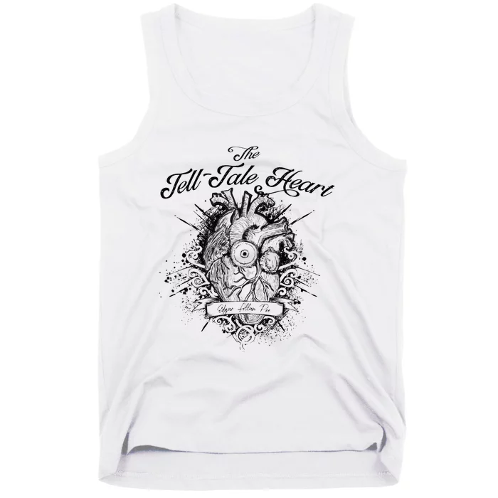 The Tell Tale Heart Edgar Allan Poe gothic Literature Tank Top