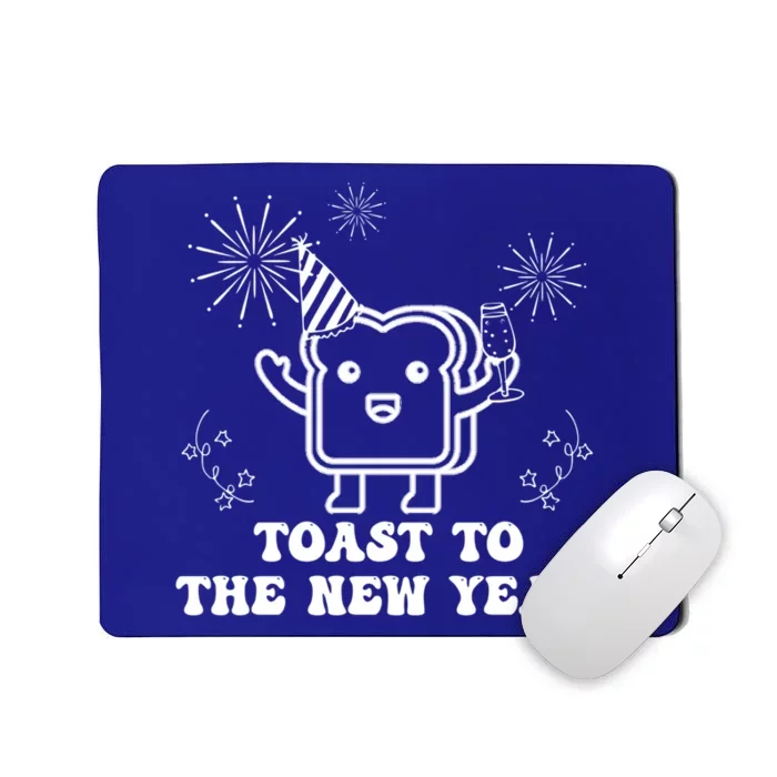 Toast To The New Year Party New YearS Eve Groovy Cool Gift Mousepad