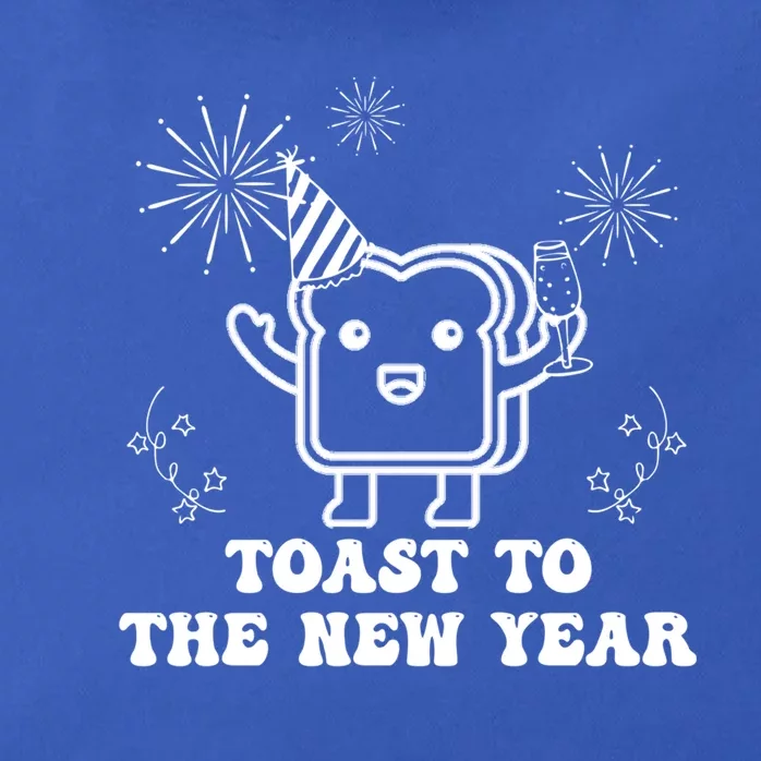 Toast To The New Year Party New YearS Eve Groovy Cool Gift Zip Tote Bag