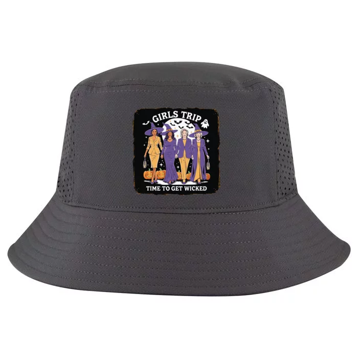 Trip Time To Get Wicked Kamala Harris For President Cool Comfort Performance Bucket Hat