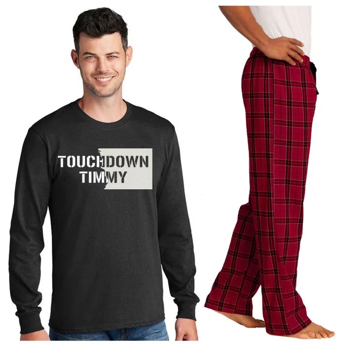 Touchdown Timmy Tim Walz Long Sleeve Pajama Set