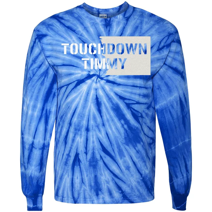 Touchdown Timmy Tim Walz Tie-Dye Long Sleeve Shirt