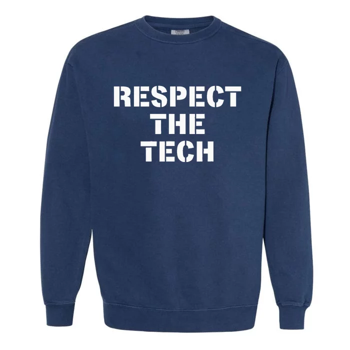 Theater Tech Technician Stage Crew Stagehand Gift Garment-Dyed Sweatshirt