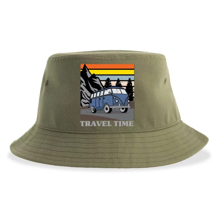 Travel Time Sustainable Bucket Hat