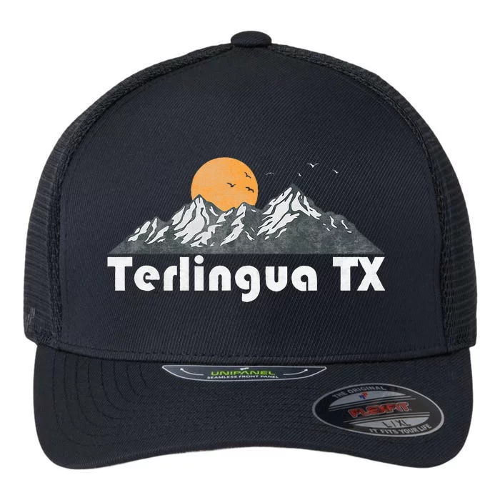 Terlingua Texas Tx Vintage 70s Flexfit Unipanel Trucker Cap