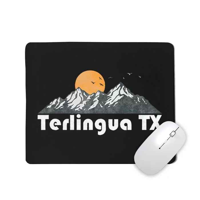 Terlingua Texas Tx Vintage 70s Mousepad