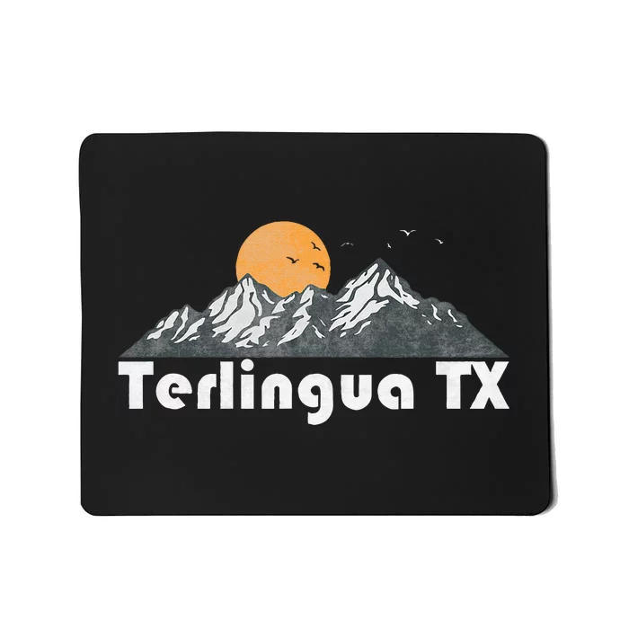 Terlingua Texas Tx Vintage 70s Mousepad