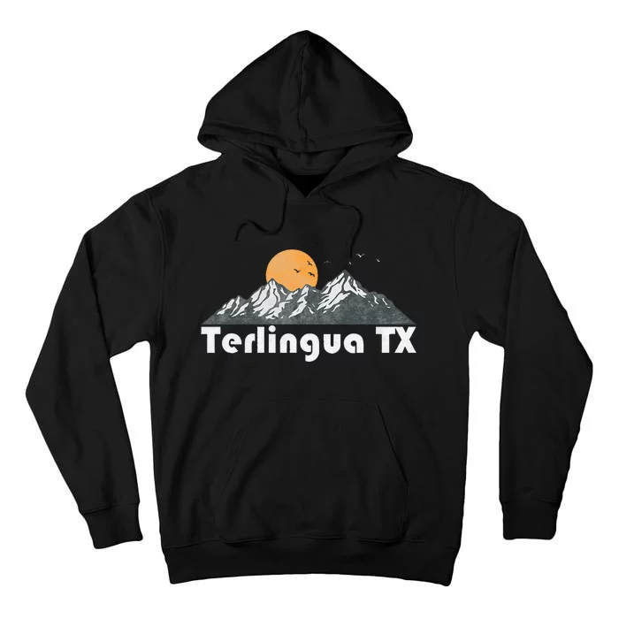 Terlingua Texas Tx Vintage 70s Tall Hoodie