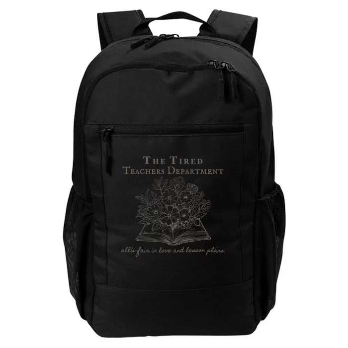 The Tired Teachers Department Teacher Duty Off Daily Commute Backpack