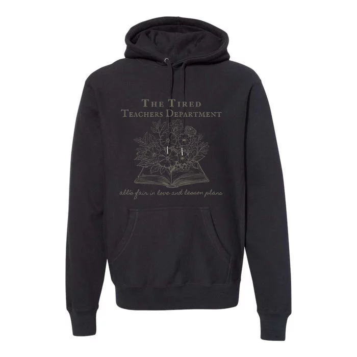 The Tired Teachers Department Teacher Duty Off Premium Hoodie