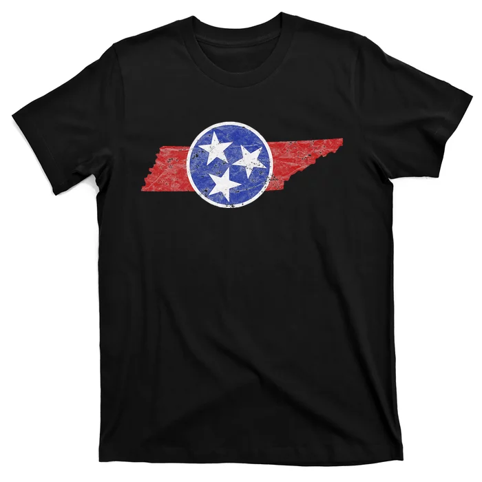 Tn Tennessee The Volunteer Mountain 3 Stars State T-Shirt