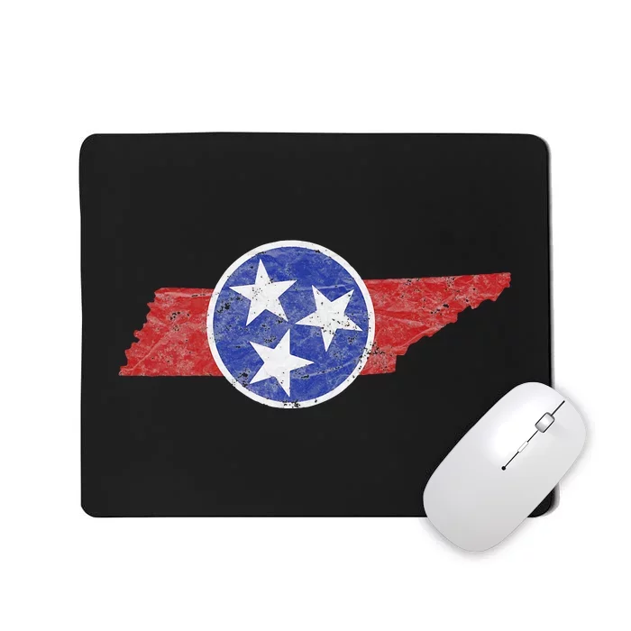 Tn Tennessee The Volunteer Mountain 3 Stars State Mousepad