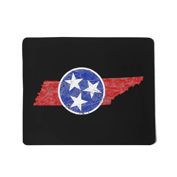 Tn Tennessee The Volunteer Mountain 3 Stars State Mousepad