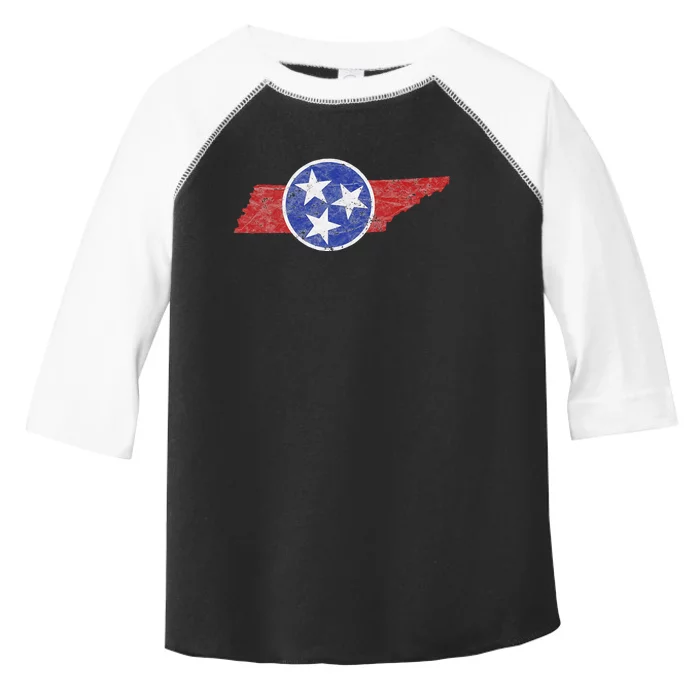 Tn Tennessee The Volunteer Mountain 3 Stars State Toddler Fine Jersey T-Shirt