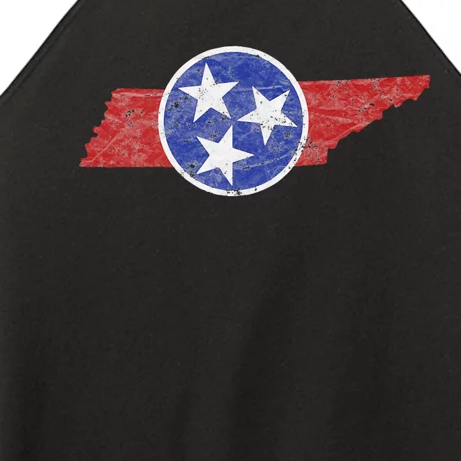 Tn Tennessee The Volunteer Mountain 3 Stars State Women’s Perfect Tri Rocker Tank