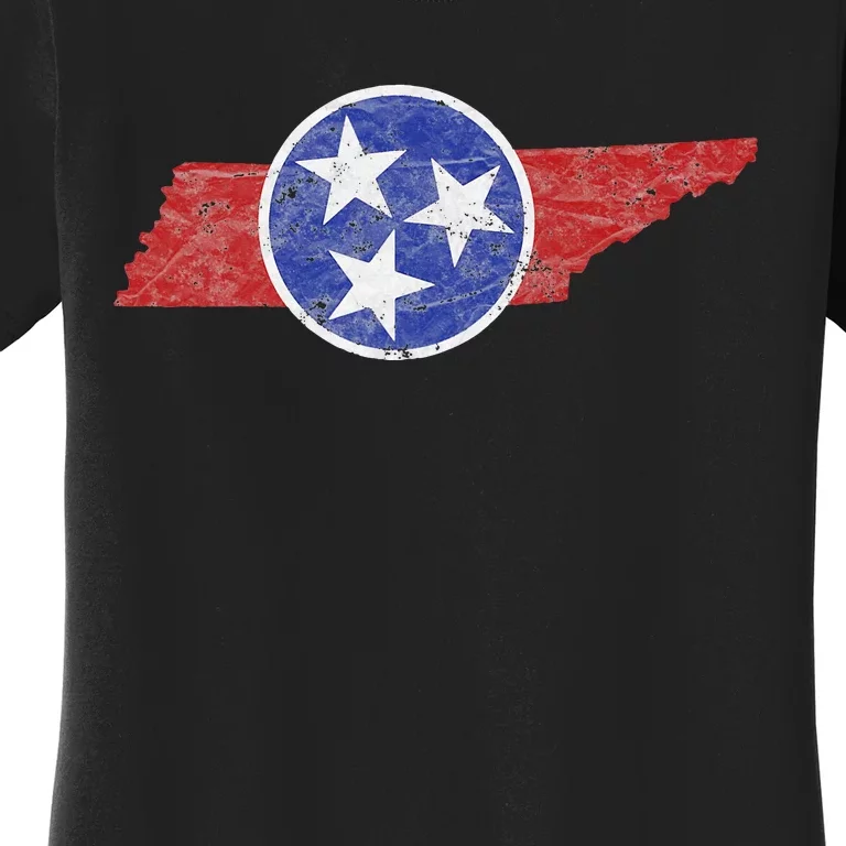 Tn Tennessee The Volunteer Mountain 3 Stars State Women's T-Shirt