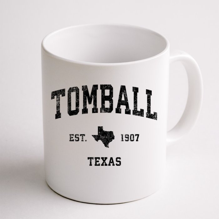 Tomball Texas Tx Vintage Established Sports Design Front & Back Coffee Mug