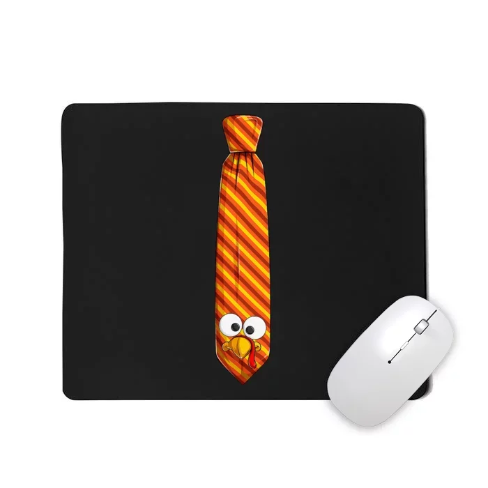 Turkey Tie Thanksgiving Day Mousepad