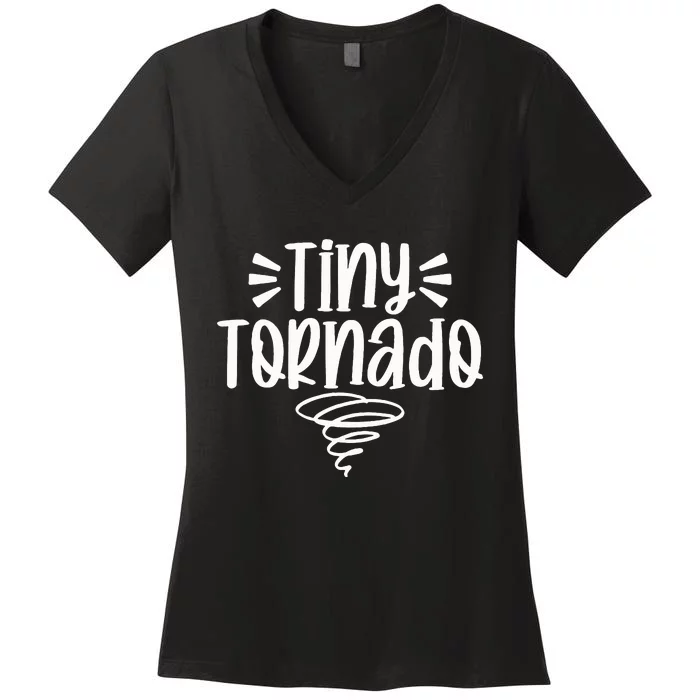 Tiny Tornado Women's V-Neck T-Shirt