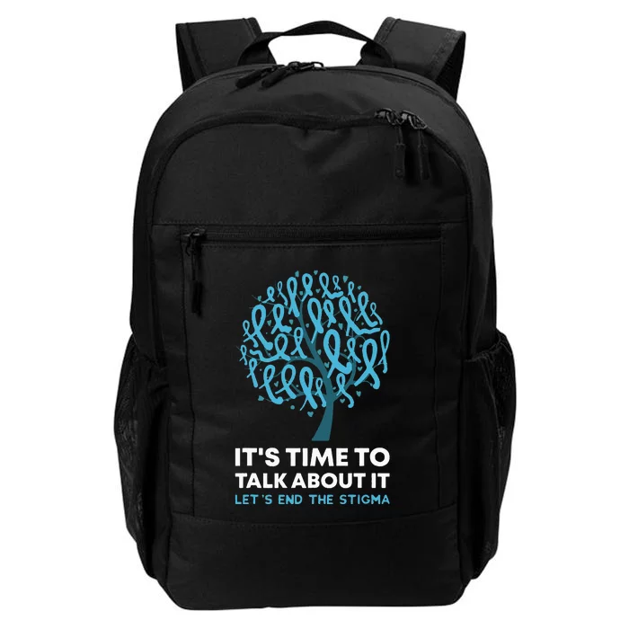 Time To Talk About It Sexual Assault Awareness Ribbon Tree Daily Commute Backpack