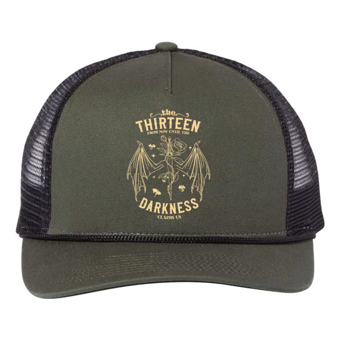 The Thirteen Throne Of Glass From Now Until The Darkness Claims Us Retro Rope Trucker Hat Cap