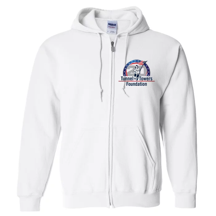 Tunnel To Towers F Oundation American Flag Full Zip Hoodie