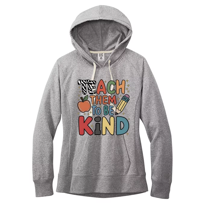 Teach Them To Be Kind Women's Fleece Hoodie