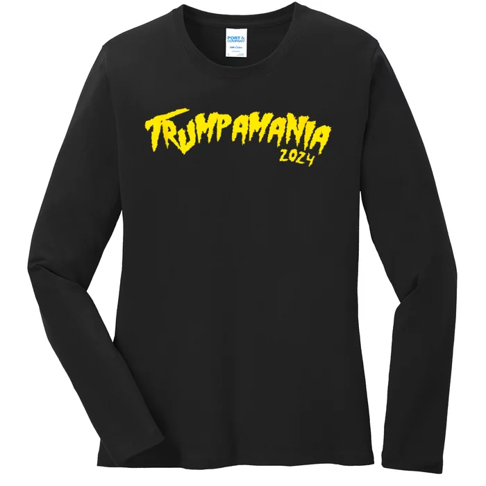 Trumpamania Trumpamania Ladies Long Sleeve Shirt