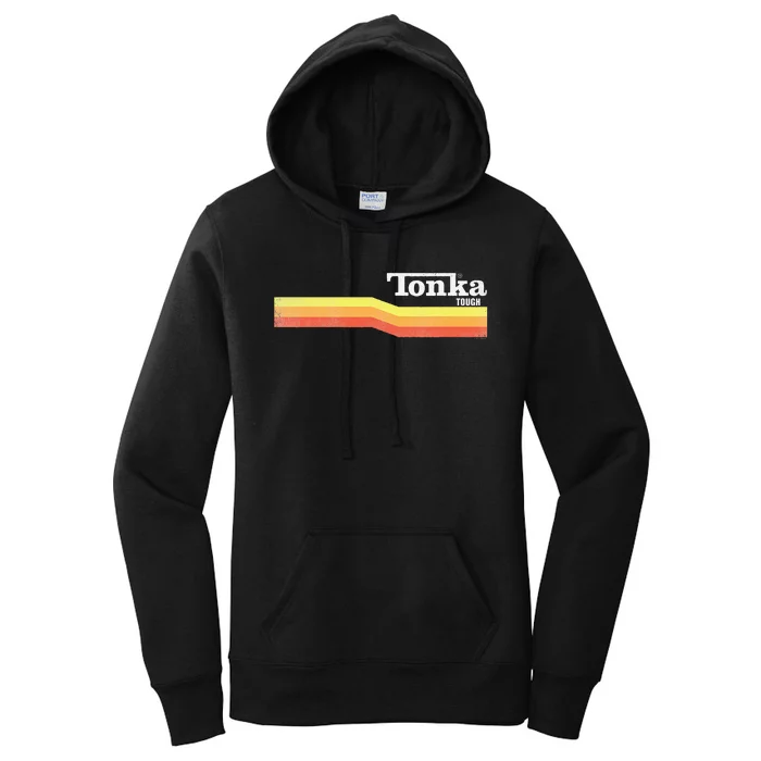 Tonka Tonka Tough Stripe Logo Women's Pullover Hoodie