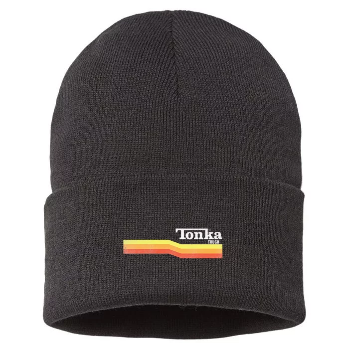 Tonka Tonka Tough Stripe Logo Sustainable Knit Beanie