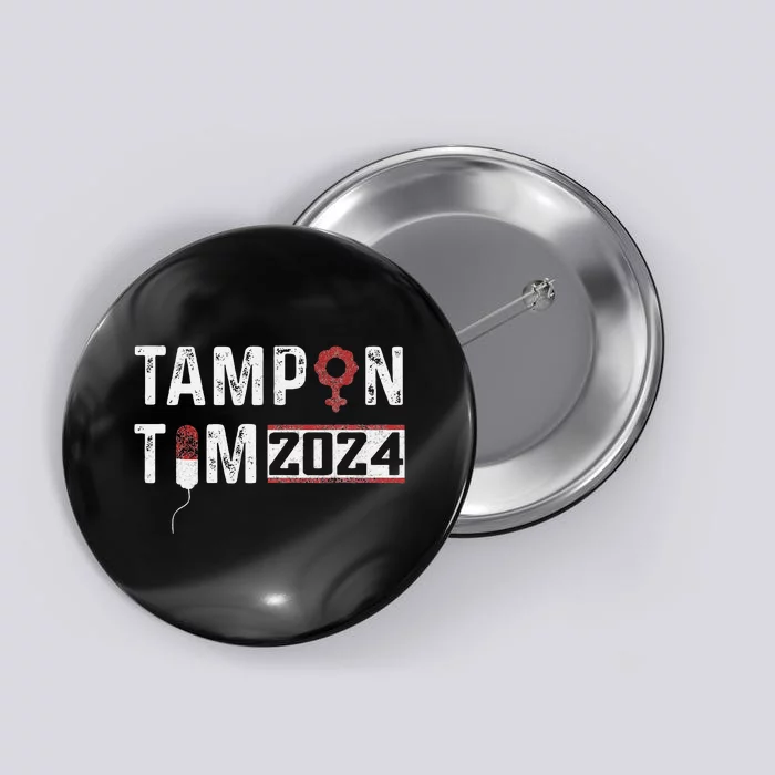 Tampon Tim Tim Walz Will Stop The Red Wave 2024 Button