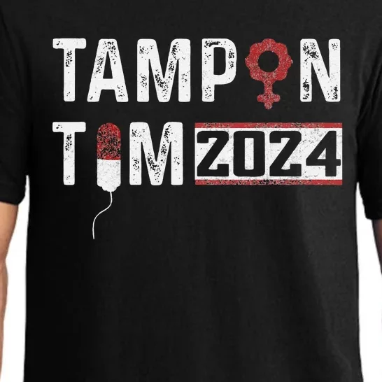 Tampon Tim Tim Walz Will Stop The Red Wave 2024 Pajama Set