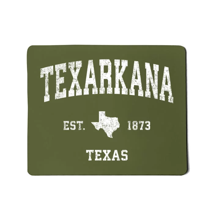 Texarkana Texas Tx Vintage Sports Mousepad