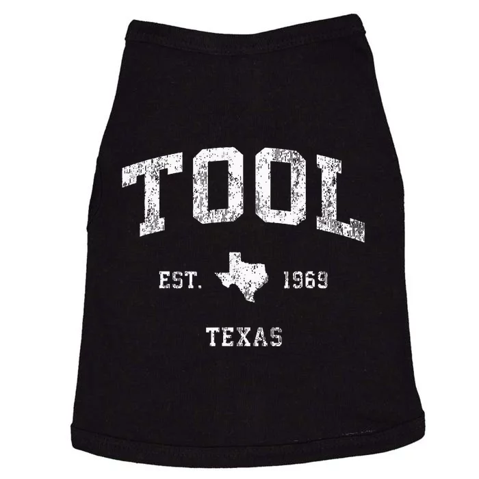 Tool Texas Tx Vintage Athletic Sports Design Doggie Tank