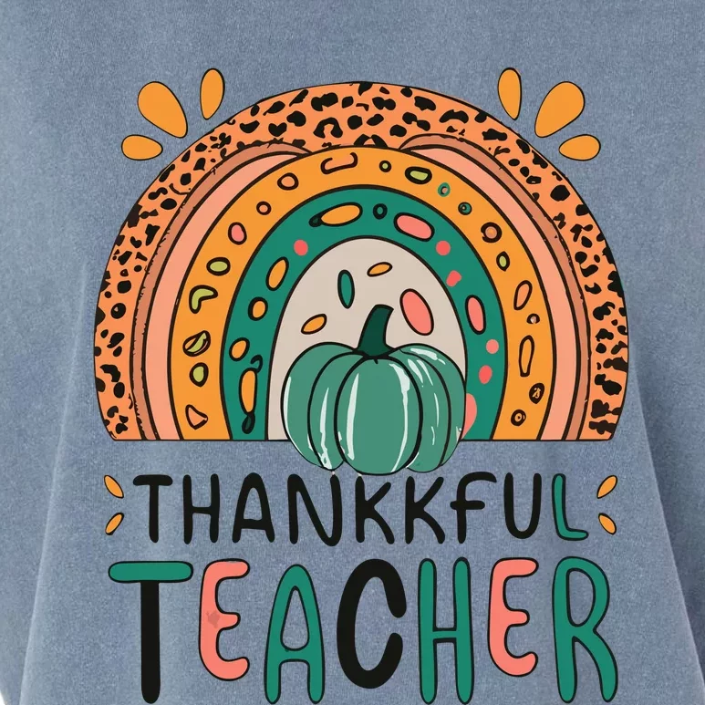 Thankful Teacher Garment-Dyed Women's Muscle Tee