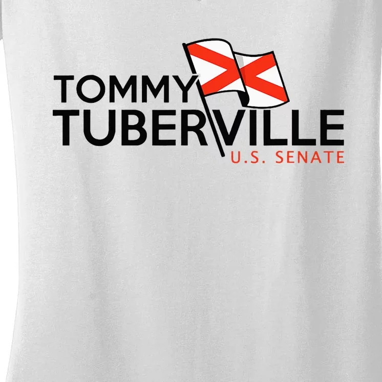 Tommy Tuberville Women's V-Neck T-Shirt