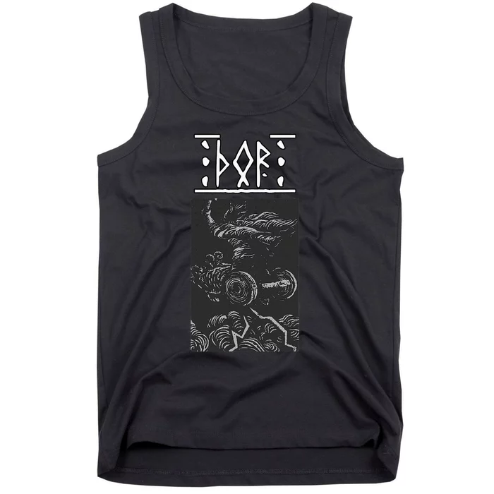 Thor The Thunderer Viking God Tank Top