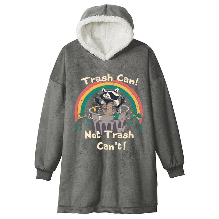 TRASH TALKER Trash Can Not Trash Cant Hooded Wearable Blanket